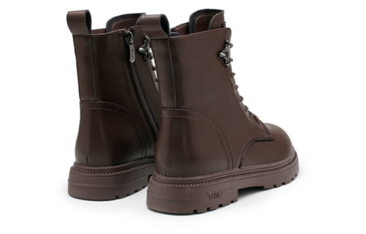 (W) Exull Issey Q Martin Boots 'Carved Floral Lace-Up Brown' 圖 3