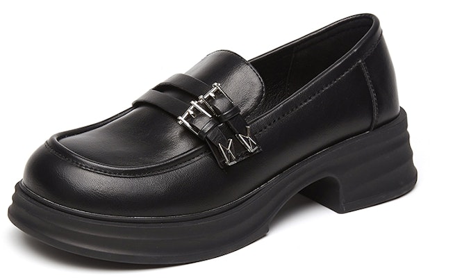 (W) Exull Loafer 'Platform Hitam British' 7317102660 Order (W) Exull Loafer 'Platform Hitam British' 7317102660