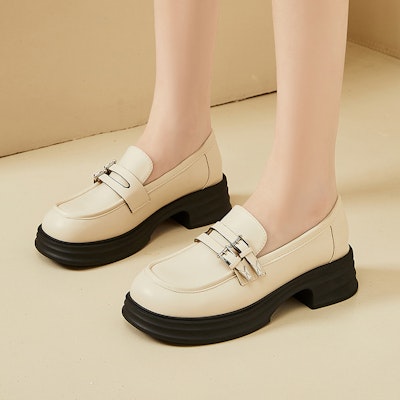 (W) Exull Loafer 'Platform Hitam British' 7317102660 13