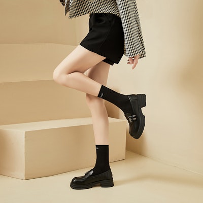 (W) Exull Loafer 'Platform Hitam British' 7317102660 Details for (W) Exull Loafer 'Platform Hitam British' 7317102660