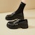 (W) Exull Loafer 'Platform Hitam British' 7317102660