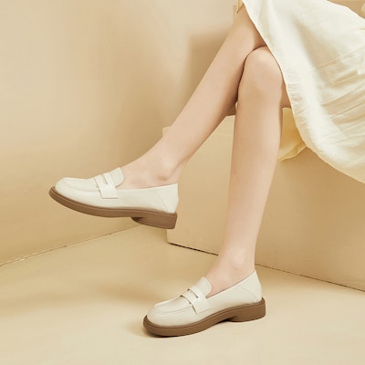 (W) Exull Loafer 'Gaya British Platform - Hitam' 7317102060 9