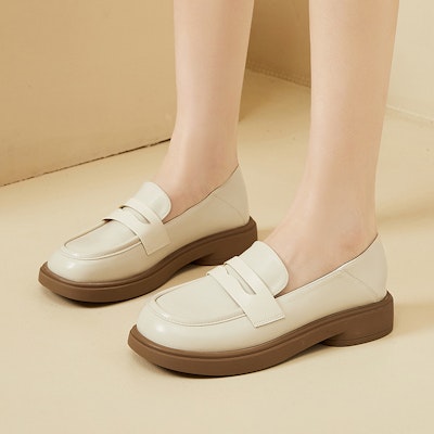 (W) Exull Loafer 'Gaya British Platform - Hitam' 7317102060 10