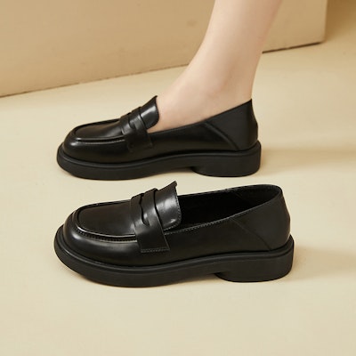 (W) Exull Loafer 'Gaya British Platform - Hitam' 7317102060 Purchase (W) Exull Loafer 'Gaya British Platform - Hitam' 7317102060