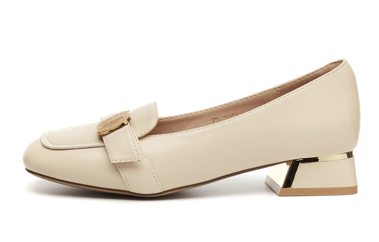 (W) Exull Loafer 'Retro British Square Buckle'