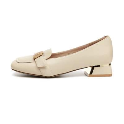 (W) Exull Loafer 'Retro British Square Buckle'