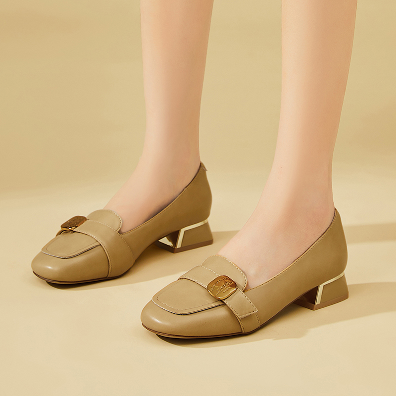 (W) Exull Loafer 'Retro British Square Buckle' 圖 20