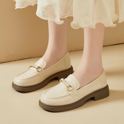 (W) Exull Loafer 'Suela Gruesa - Negro' 73171018 12