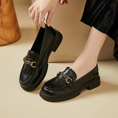 (W) Exull Loafer 'Suela Gruesa - Negro' 73171018 Cheap (W) Exull Loafer 'Suela Gruesa - Negro' 73171018