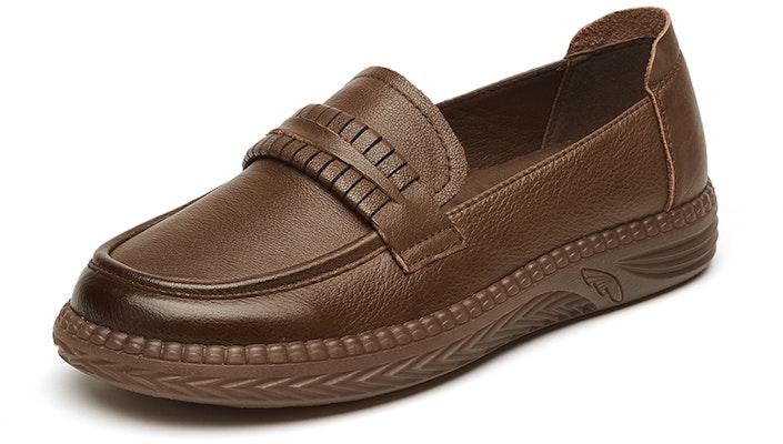 (W) Kasut Exull Loafers 'Kulit Hitam' 7317103660 6