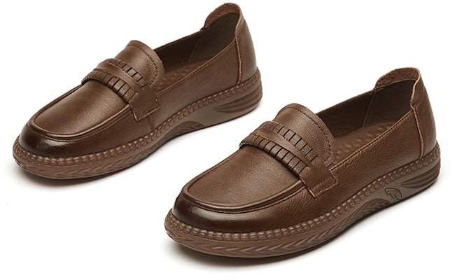 (W) Kasut Exull Loafers 'Kulit Hitam' 7317103660 8