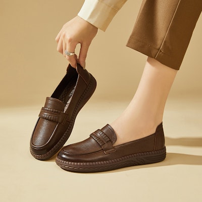 (W) Kasut Exull Loafers 'Kulit Hitam' 7317103660 11