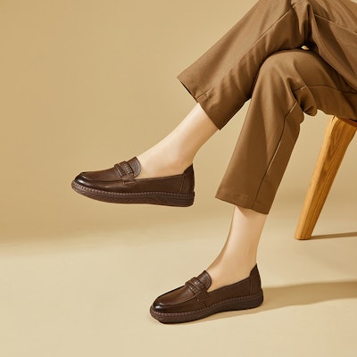 (W) Kasut Exull Loafers 'Kulit Hitam' 7317103660 14