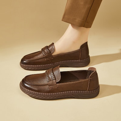 (W) Kasut Exull Loafers 'Kulit Hitam' 7317103660 15