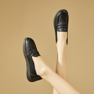 (W) Kasut Exull Loafers 'Kulit Hitam' 7317103660 Details for (W) Kasut Exull Loafers 'Kulit Hitam' 7317103660