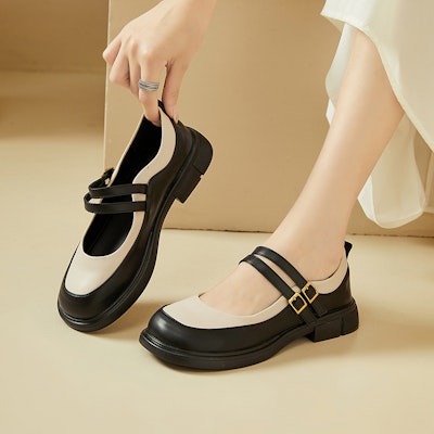 (Women) EXULL Mary Jane 'Academy Style Block Heel' 73170036 8