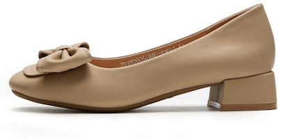 (Women) EXULL Paris Q PU 3.5cm 'Apricot High Heel' 7217000581 (Women) EXULL Paris Q PU 3.5cm 'Apricot High Heel' 7217000581