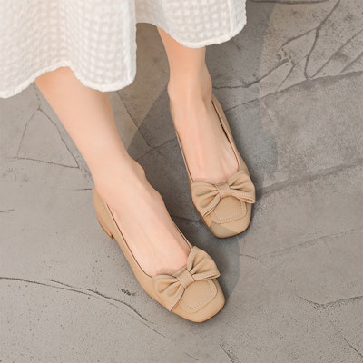 (Women) EXULL Paris Q PU 3.5cm 'Apricot High Heel' 7217000581 Cheap (Women) EXULL Paris Q PU 3.5cm 'Apricot High Heel' 7217000581