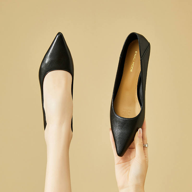 (W) EXULL Parisian Chic 'Pointed Toe Kitten Heels' 圖 5