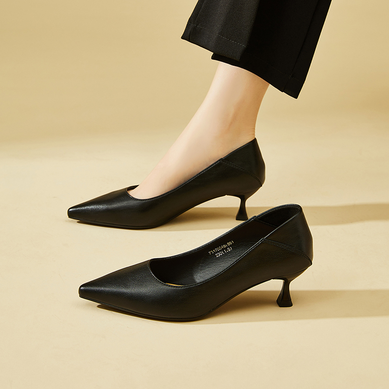 (W) EXULL Parisian Chic 'Pointed Toe Kitten Heels' 圖 8