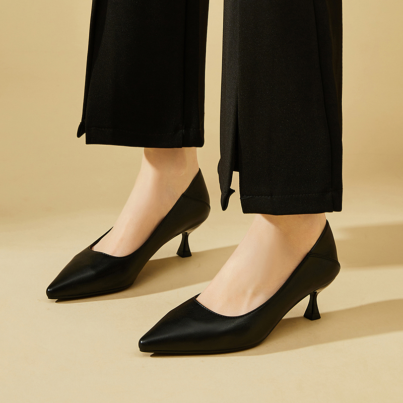 (W) EXULL Parisian Chic 'Pointed Toe Kitten Heels' 圖 9