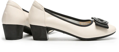 Order (W) Tacones Altos Gruesos Versátiles y Cómodos EXULL PU 4.3cm 12I70075