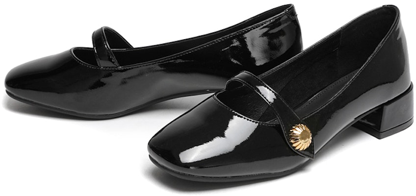 (Women) Exull PU Square Toe 'French Black Casual Flat' 8217001160 Lookbook (Women) Exull PU Square Toe 'French Black Casual Flat' 8217001160