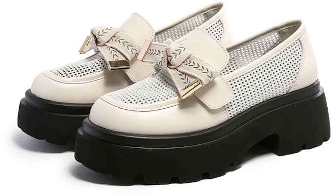 (W) Exull2023厚底蝴蝶结网面透气乐福鞋 73169603 Cheap (W) Exull2023厚底蝴蝶结网面透气乐福鞋 73169603