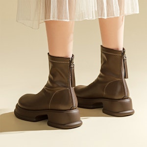 (W) Exull Q 'Boot Retro Buku Lali Aprikot' 1218630882 Details for (W) Exull Q 'Boot Retro Buku Lali Aprikot' 1218630882