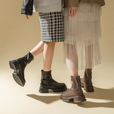 (Women) Exull Q 'Apricot Retro Ankle Boot' 1218630882 Sizing (Women) Exull Q 'Apricot Retro Ankle Boot' 1218630882