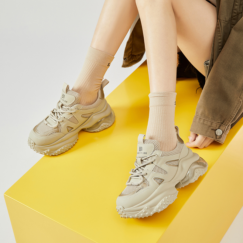 (W) Exull Q 'Autumn Breathable Chunky Sneaker' 圖 21