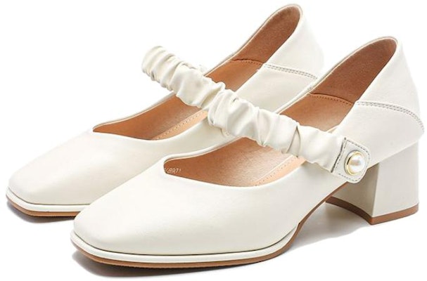(Women) EXULL Q 'Beige Block Heel Pumps' 7315001971 Order (Women) EXULL Q 'Beige Block Heel Pumps' 7315001971