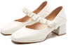 Order (W) EXULL Q 'Kasut Pam Tumit Blok Beige' 7315001971
