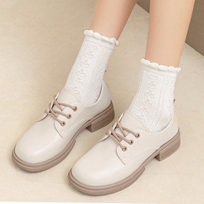 (W) Exull Q 'Beige Casual Británico con Cordones' 1217110071 Details for (W) Exull Q 'Beige Casual Británico con Cordones' 1217110071