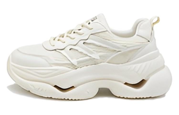 (W) Exull Q 'Beige Thick Sole Dad Shoes'