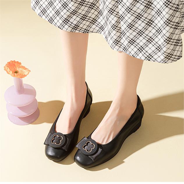 Shop (W) EXULL Q '黑色蝴蝶结懒人鞋' 1315003460