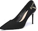 Buy (Women) EXULL Q 'Black Chain Pointed Toe Stiletto Heels' 1215000160