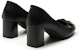 (Women) EXULL Q 'Black Comfort Fashion Chunky High Heels 6cm' 1315000760