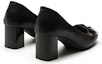 Lookbook (Women) EXULL Q 'Black Comfort Fashion Chunky High Heels 6cm' 1315000760