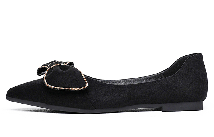 (Women) Exull Q 'Black Flat Slip-On' 8215001660