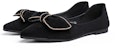 (W) Exull Q 'Hitam Flat Slip-On' 8215001660