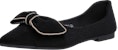 (W) Exull Q 'Hitam Flat Slip-On' 8215001660