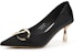 (W) EXULL Q 'Tumit Runcing Logam Hitam Berkilau' 1215000760