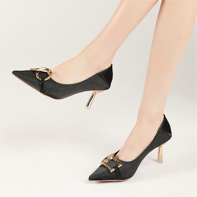 (W) EXULL Q 블랙 메탈릭 스틸레토 힐 (or) 엑설Q 블랙 메탈릭 스틸레토 1215000760 Lookbook (W) EXULL Q 블랙 메탈릭 스틸레토 힐 (or) 엑설Q 블랙 메탈릭 스틸레토 1215000760