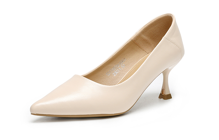 Lookbook EXULL 依思Q PU 百搭通勤尖頭 細跟 高跟鞋 6.5cm 女款