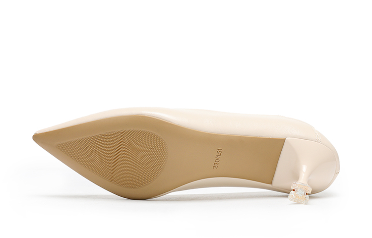 Shop EXULL 依思Q PU 百搭通勤尖頭 細跟 高跟鞋 6.5cm 女款