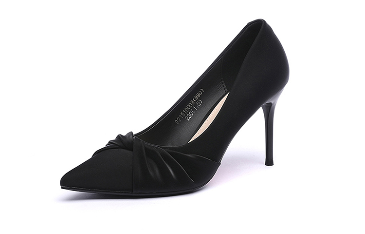 (Women) Exull Q 'Black Pointed Toe Stilettos' 1215000360