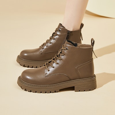 (W) Exull Q 'But Kasut Zip Sisi Fesyen British Slim' 1318606660 7