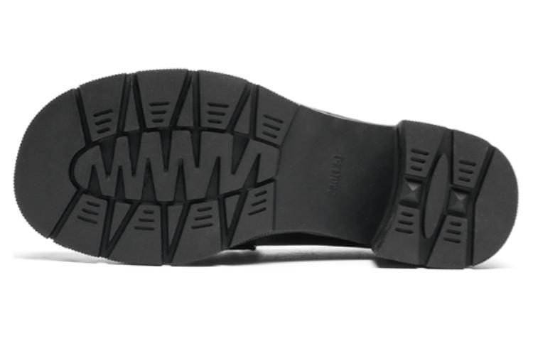 Shop (W) Exull Q 'Heels Gaya British Hitam Tinggi' 12I7103360