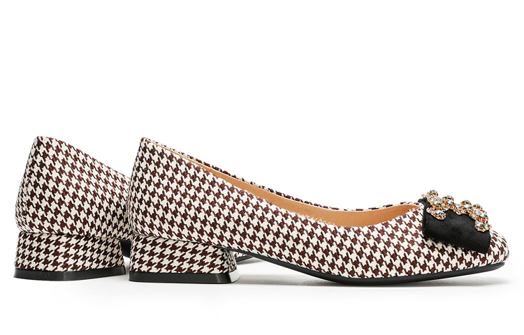 Lookbook (W) Exull Q 'Sepatu Slip-On Coklat Jari-Kotak' 1217007480